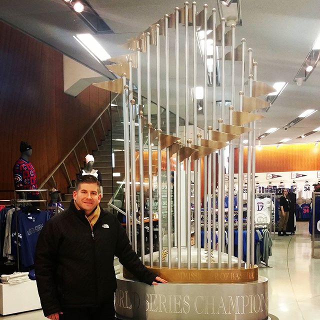 It was much bigger than I expected #cubs #chicagocubs #champs #worldseries #twss