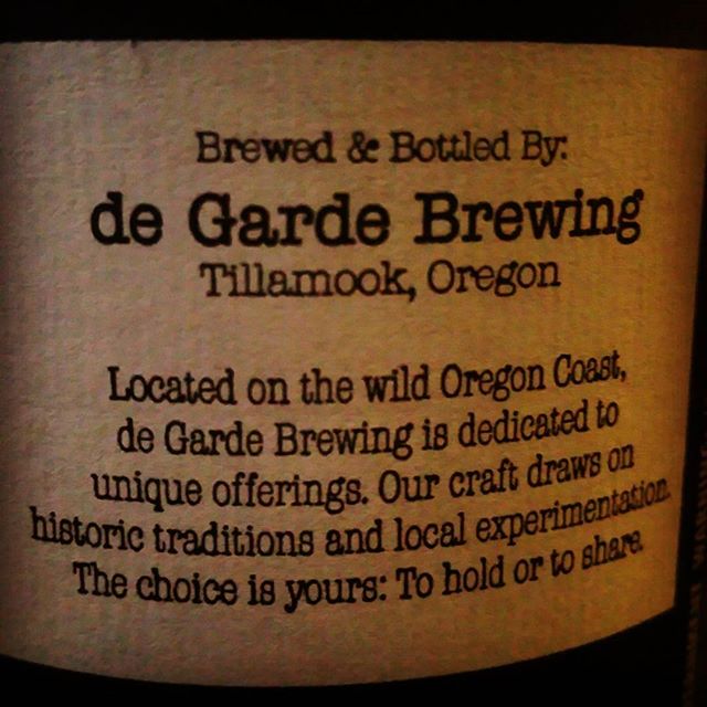 de Garde is bringing so much heat right now #degarde #craftbeer #depy #rflf