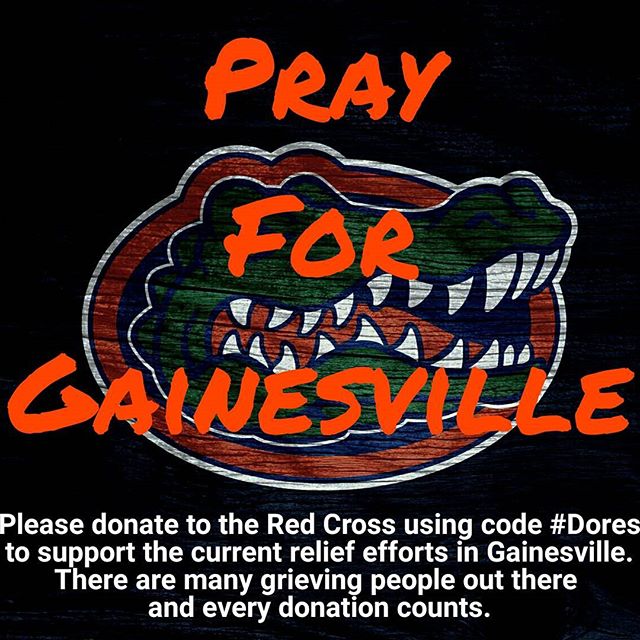 If you, or anyone that you know is a Gator fan, please encourage them to mark themselves safe during this very dark time. As it says in the picture, please consider making any kind of donation, whatever you're capable of, to help in the relief efforts. Know that your hard earned money will go to grief counseling, mental health assessments and other vital services that will help the greater Gainesville community heal in a meaningful way. With so many people feeling like they're left out or left behind here in the year of our Lord 2017, please remember in your T's & P's those less fortunate folks that ARE actually left out and left behind in the SEC tournament. I'm counting on all of my IG and FB friends to get the word out about this very important cause so consider this an extraordinarily humble ask to please like and share this post. That way, we all can come together and overcome this tragedy together as one united SEC. #memorialmagic #conquerandprevail #ohhellyeah #whoyawith #queuethefoghorn #anchordown #anotherone #depy #rflf #gottwowordsforya